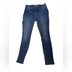 LC LAUREN CONRAD Skinny Jeans Dark Wash Stretch Slim Fit Denim Size 4